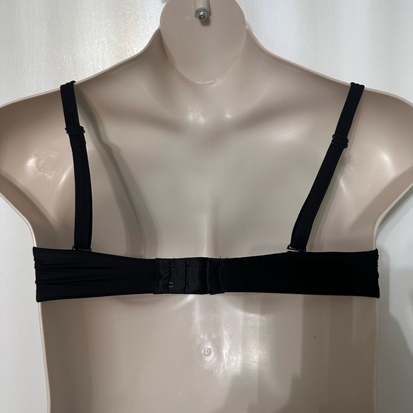 VICTORIA'S SECRET VERY SEXY LINED DEMI/DEMI-BUSTE DOUBLE black & gold 36DD #1841 - Picture 4 of 5